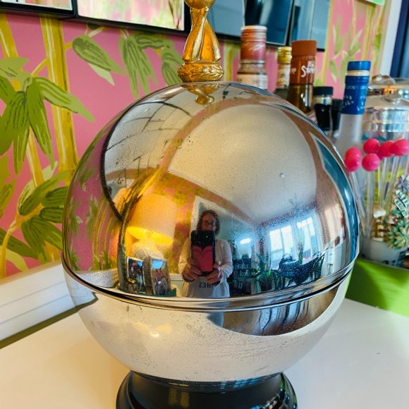 50s Retro Rare, & RAD Silver Dome Drink Dispenser - Picture 2 of 16